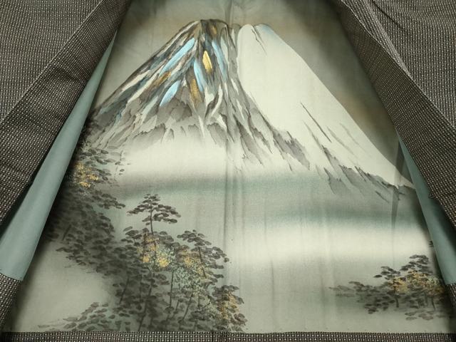 平和屋着物●男性　本場大島紬　アンサンブル　亀甲絣　正絹　逸品　AABE8214ck 平和屋着物○男性 本場大島紬 アンサンブル 亀甲絣 正絹 逸品 AABE8214ck