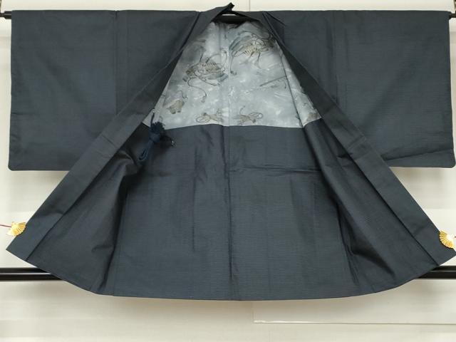平和屋着物●男性　本場大島紬　アンサンブル　100亀甲　総詰め　正絹　逸品　AABE8583cs_7