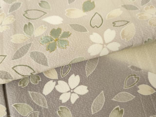 平和屋着物●染色作家　林淳一　訪問着　刺繍　重ね山花文　暈し染め　金糸　正絹　逸品　AABE8656cs_5