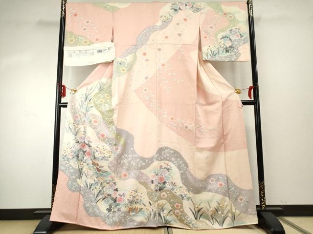 平和屋着物●伝統工芸士　七代目　吉澤与市　紬　100亀甲　段違い更紗花文　証紙付き　正絹　逸品　AABF9664ck 楽天市場】吉澤与市の通販