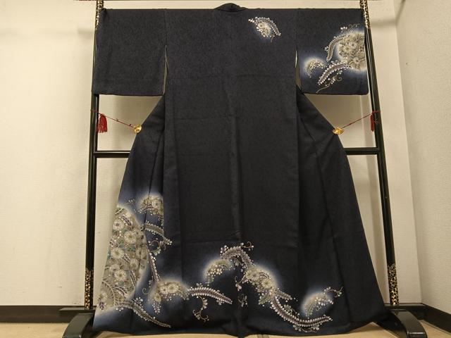 平和屋着物○訪問着 辻が花 暈し染め 金彩 正絹 逸品 AABE8916ph