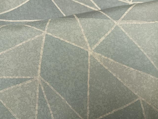 平和屋着物●訪問着　本場大島紬　染大島　幾何学文様　正絹　逸品　未使用　AABE8937ph_5