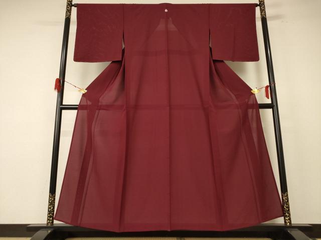平和屋着物＊夏物　色無地　絽　黒鳶色　洗える着物　AABC1912jd 平和屋着物＊夏物 色無地 絽 黒鳶色 洗える着物 AABC1912jdの通販はau