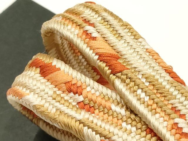 平和屋着物●和装小物　上質な帯締め　貝ノ口組 浮舟　箱付き　正絹　逸品　未使用　AABE9168ay_1