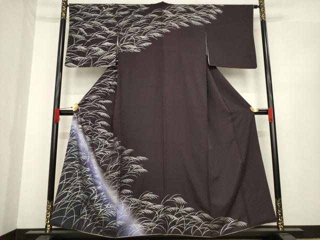 平和屋着物●訪問着　薄　暈し染め　正絹　逸品　AABE9202ck