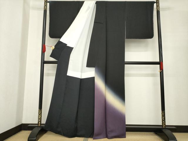 平和屋着物○訪問着 霞文 暈し染め 正絹 逸品 AABE9207ckの通販はau