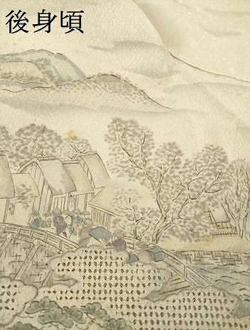平和屋着物●訪問着　総刺繍　中国三大刺繍　スワトウ刺繍　汕頭刺繍　人物風景文　金糸　さが美扱い　正絹　逸品　AABE9264ck_8