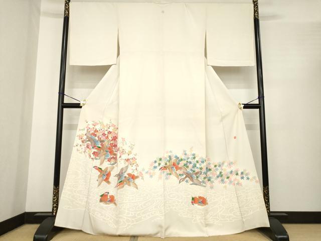 平和屋着物○豪華黒留袖 駒刺繍 吉祥花丸文 金銀彩 正絹 逸品 DAAY1692ps