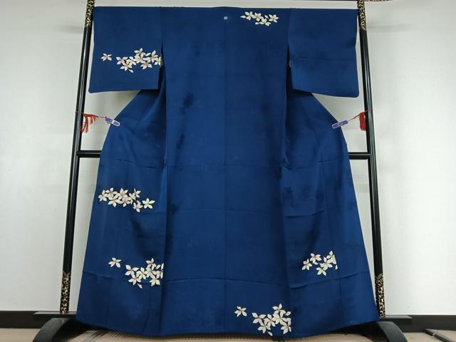 平和屋着物▽訪問着　単衣　舞花文　金彩　正絹　逸品　AABE9345jh
