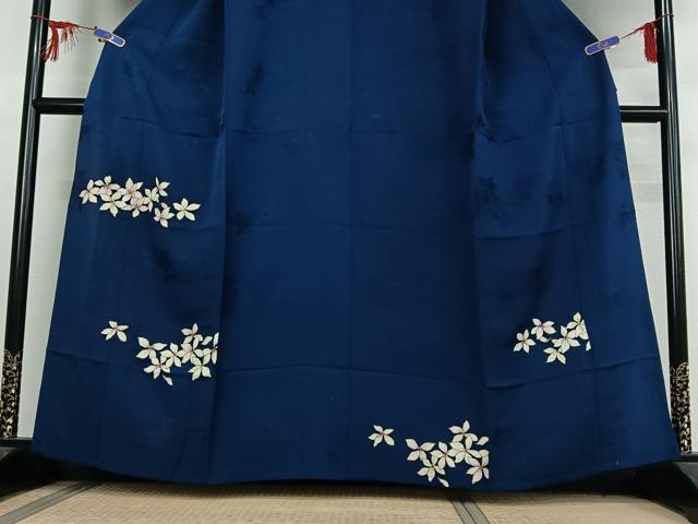 平和屋着物▽訪問着　単衣　舞花文　金彩　正絹　逸品　AABE9345jh_2