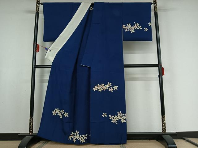 平和屋着物▽訪問着　単衣　舞花文　金彩　正絹　逸品　AABE9345jh_1