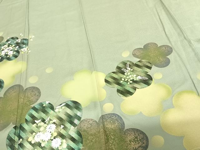 平和屋着物●訪問着　舞花文　金彩　正絹　逸品　未使用　AABF0337fy_3