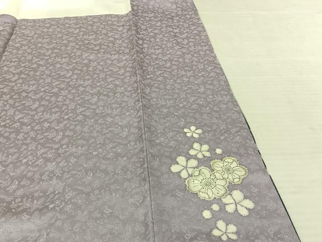 平和屋着物●訪問着　作家物　辻が花　暈し染め　銀通し地　ロング丈　正絹　逸品　AABF0683fy_9