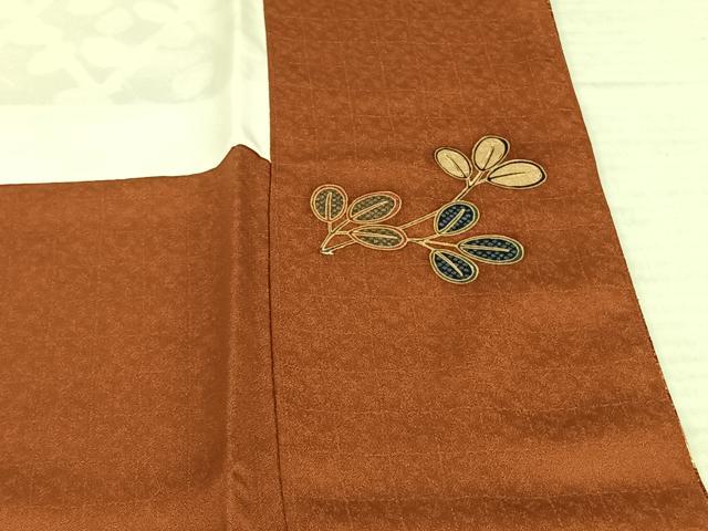 平和屋着物●訪問着　刺繍　萩文　暈し染め　金彩　正絹　逸品　AABF0735fy_6