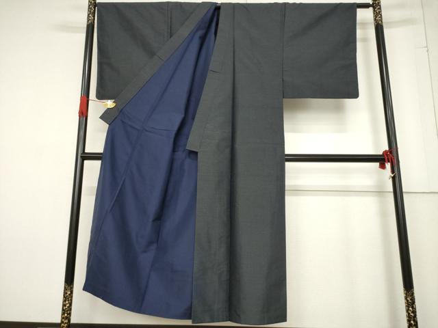 平和屋着物○男性 本場大島紬 アンサンブル 長襦袢(無双仕立て)セット