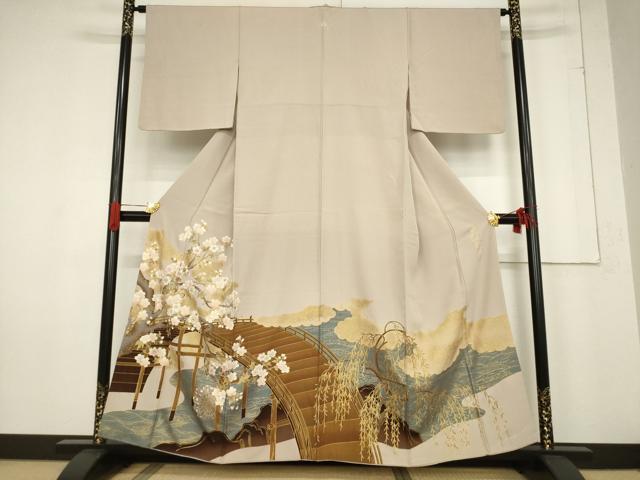 平和屋着物＊夏物　小紋　絽　十字絣　洗える着物　AABG2019jd 平和屋着物＊夏物 小紋 絽 網目花文 洗える着物 AABF9415jd 【公式通販】