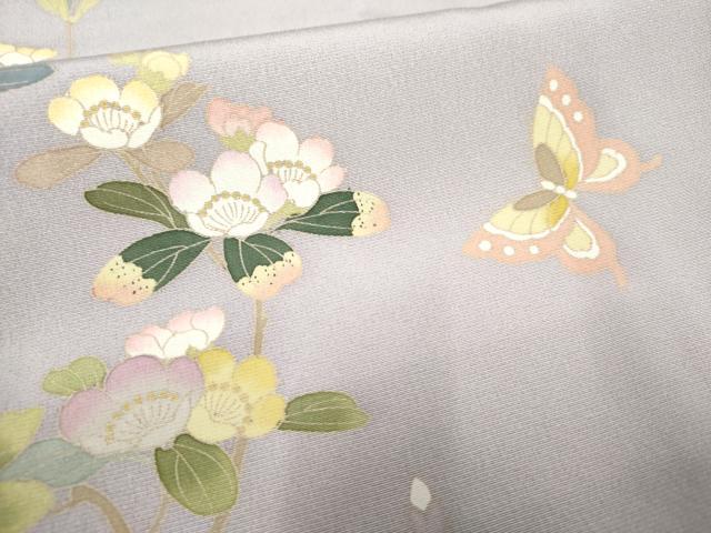 平和屋着物●訪問着　友禅　作家物　花蝶文　暈し染め　さが美扱い　正絹　逸品　AABF1038cs_6