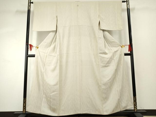 平和屋着物●皇室献上作家　北出与三郎　無地絵羽訪問着　木賊　素色地　正絹　逸品　AABF1066cs