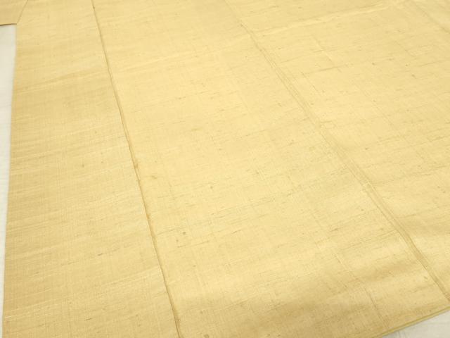 平和屋着物●染織の名門　しょうざん  生紬　飴色　正絹　逸品　AABF1818ck 平和屋着物○染織の名門 しょうざん 生紬 飴色 正絹 逸品 AABF1818ckの