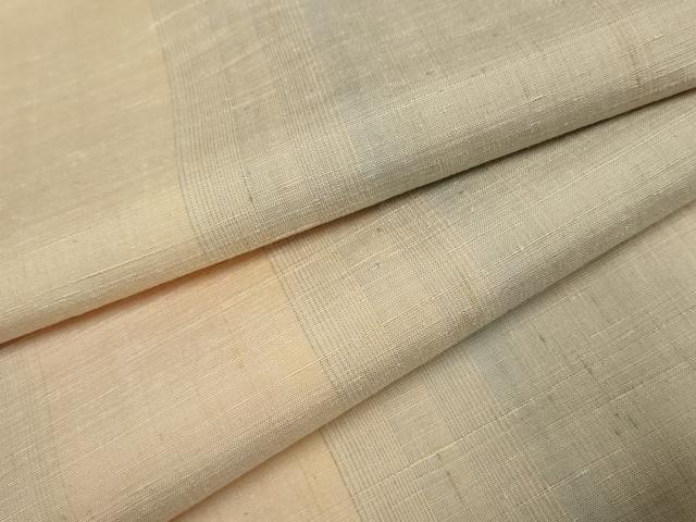 平和屋着物●紅花紬　米沢　霞間道　正絹　逸品　未使用　AABF1998cs