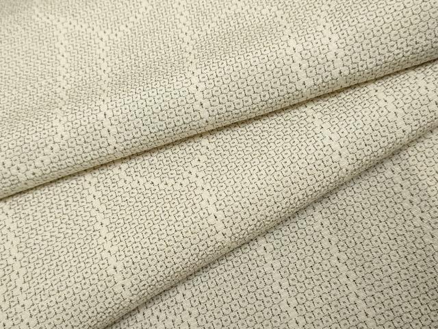 平和屋着物●本塩沢　110亀甲　幾何学文様　正絹　逸品　AABF2063cs 平和屋着物○本塩沢 110亀甲 幾何学文様 正絹 逸品 AABF2063cs 【公式