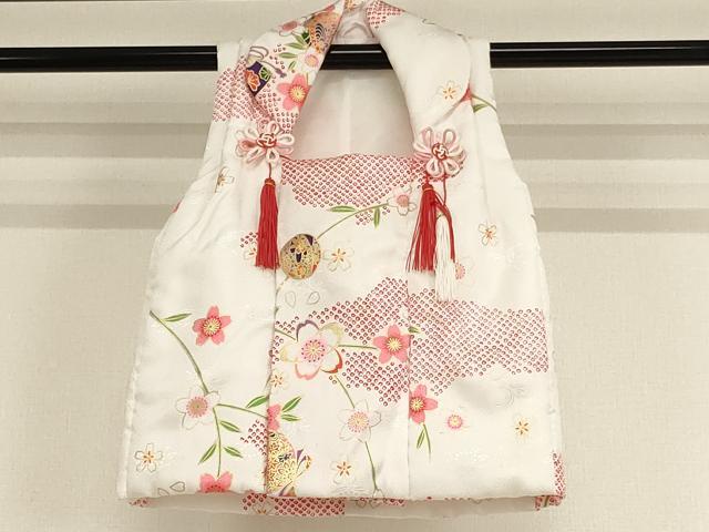 平和屋着物[]七五三　女の子　３歳　被布　鈴桜文　金彩　AABF2315ja 7,488円