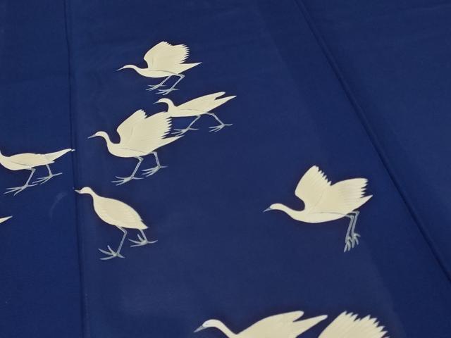平和屋着物＊夏物　訪問着　絽　鳥　正絹　逸品　AABF2797jd_3