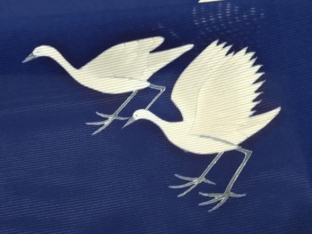 平和屋着物＊夏物　訪問着　絽　鳥　正絹　逸品　AABF2797jd_5