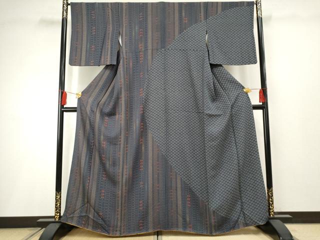 平和屋着物●訪問着　花蝶文　正絹　逸品　AABF2957cs