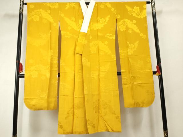 平和屋着物○西陣 織楽浅野謹製 太鼓柄袋帯 唐織 吉祥飛鶴花文 金糸