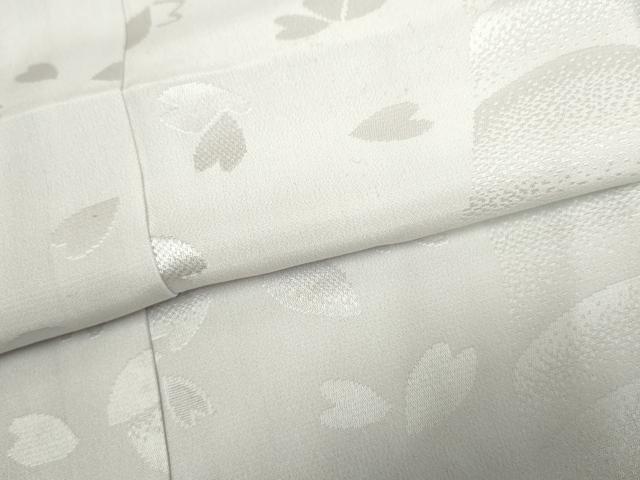 平和屋着物●長襦袢　無双仕立て　舞花地紋　暈し染め　京都きもの友禅扱い　正絹　逸品　AABF2984cs