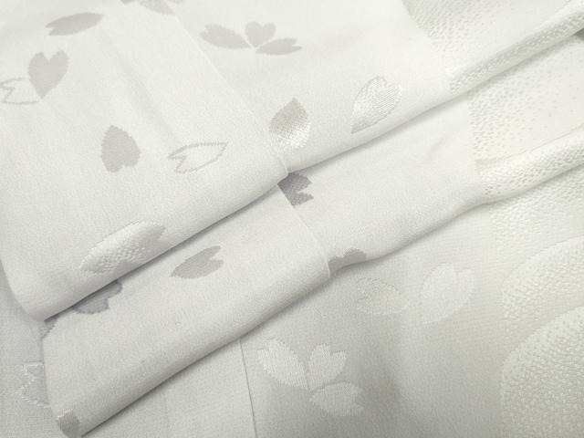 平和屋着物●長襦袢　無双仕立て　舞花地紋　暈し染め　京都きもの友禅扱い　正絹　逸品　AABF2984cs