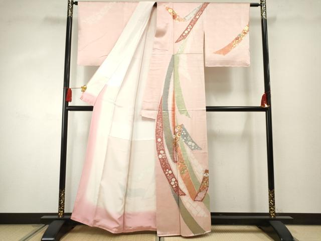 平和屋着物●創業460年・千總　訪問着　正絹　逸品　AABF2997cs