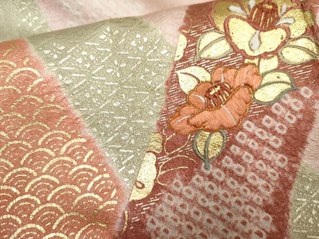 平和屋着物●創業460年・千總　訪問着　正絹　逸品　AABF2997cs