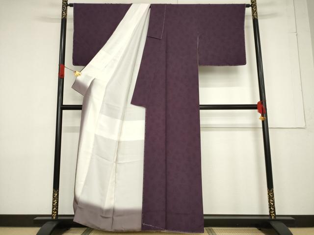 平和屋着物●重要無形文化財　人間国宝　中村勇二郎　江戸小紋　国宝平等院雲中供養菩薩五十二　正絹　逸品　未使用　AABF3572ck_2