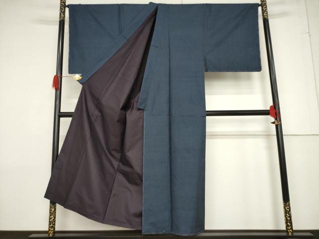 平和屋着物○男性 本場大島紬 アンサンブル 100亀甲 総詰め 手織り
