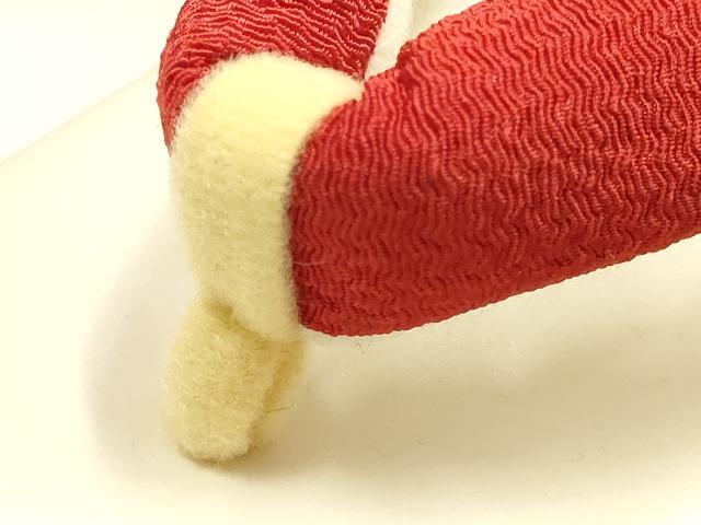 平和屋着物●和装小物　和装草履　厚底　ハイヒール草履　刺繍　パール　ラインストーン　花柄　逸品　AABF4053ay_1
