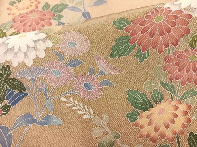 平和屋着物●訪問着　友禅　作家物　枝花文　暈し染め　正絹　逸品　未使用　AABF4443ph_5