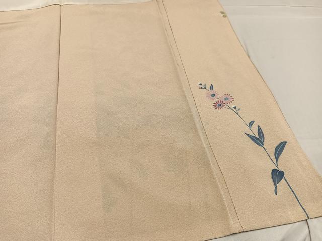 平和屋着物●訪問着　友禅　作家物　枝花文　暈し染め　正絹　逸品　未使用　AABF4443ph_7