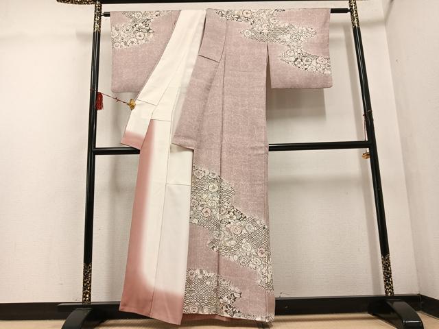 平和屋着物●訪問着　辻が花　正絹　逸品　AABF4509ph_1