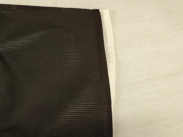平和屋着物＊夏物　黒留袖　絽　刺繍　飛鶴文　金彩　洗える着物　AABF5049jd_7