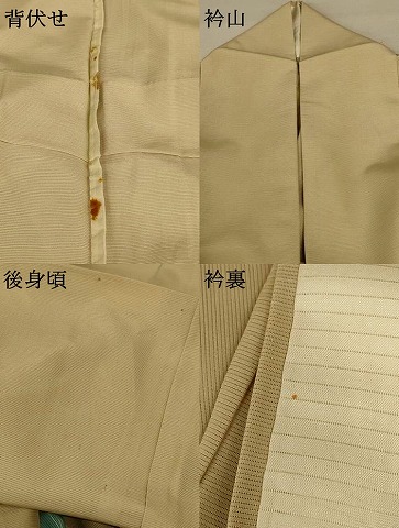 平和屋着物＊夏物　色留袖　絽　風景文　銀彩　洗える着物　AABF5063jd_7