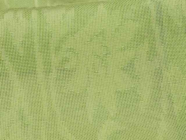 平和屋着物＊夏物　色無地　花唐草紋紗　苗色　正絹　逸品　AABF5106jd 平和屋着物＊夏物 色無地 花唐草紋紗 苗色 正絹 逸品 AABF5106jd