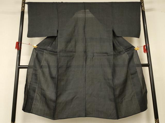 平和屋着物＊夏物　男性　重要無形文化財　本場宮古上布　80亀甲　総詰め　苧麻　逸品　AABF5108jd 平和屋着物＊夏物 男性 重要無形文化財 本場宮古上布 80亀甲
