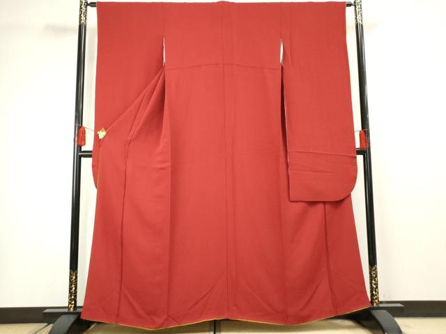 平和屋着物●訪問着　絞り　椿　鮫小紋柄　金彩　正絹　逸品　CABC9602vp 平和屋着物○訪問着 絞り 椿 鮫小紋柄 金彩 正絹 逸品 CABC9602vp