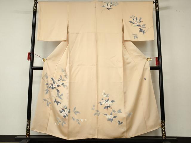 平和屋着物●訪問着　友禅　作家物　華　枝花文　正絹　逸品　AABF5237cs 18,221円