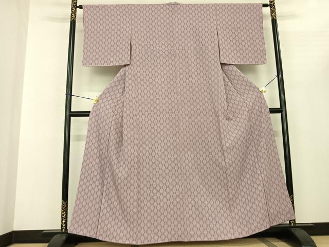 平和屋着物○加賀友禅の型染 板場友禅 坂口幸市 加賀小紋 吉祥花文 