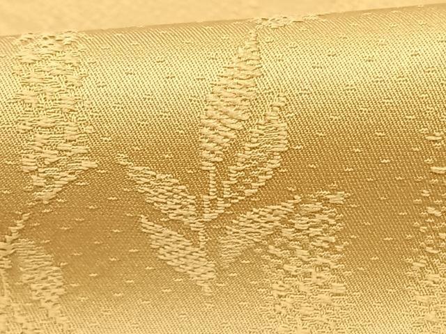 平和屋着物●上質な色無地　舞葉地紋　砥粉色　ロング丈　正絹　逸品　AABF5504fy_5