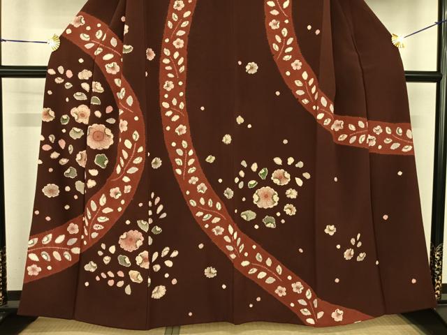 平和屋着物●訪問着　辻が花　正絹　逸品　AABF5521fy_2
