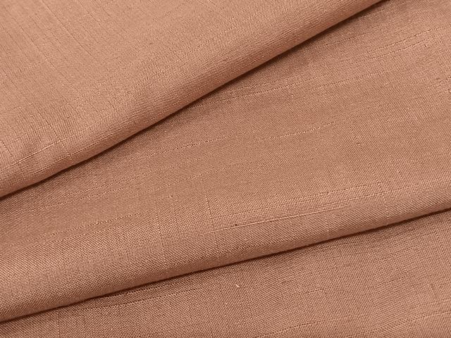 平和屋着物▽上質な紬 　単衣　 色無地　珊瑚色　正絹　逸品　未使用　AABF5609fy 16,354円